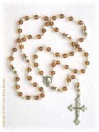 Here you can order your very own custom rosaries, rosary necklaces and bracelets, and chaplet beads.