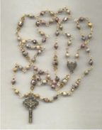 Leopardskin Jasper Rosary Beads